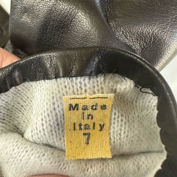 PLYMOUTH Women's Leather Evening Driving Gloves Brown Size 7 - Picture 8 of 9